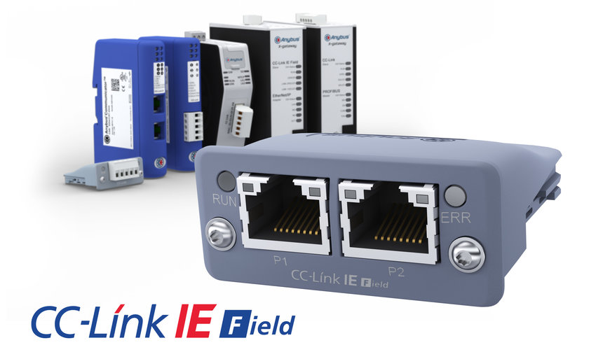 Ny  Anybus CompactCom gør det muligt for automatiserings enheder at kommunikere på  CC-Link IE Field